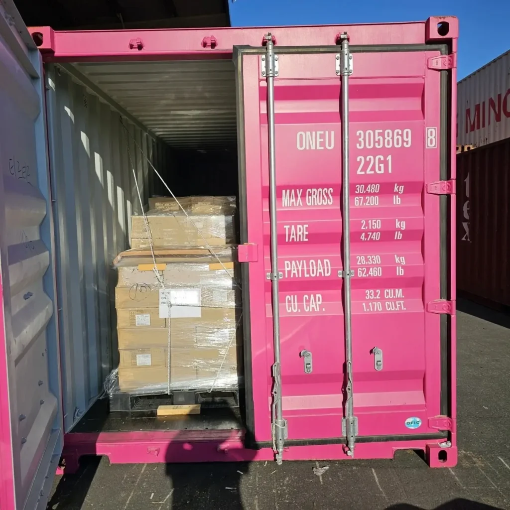 Full container load of cargo for sea freight from vietnam